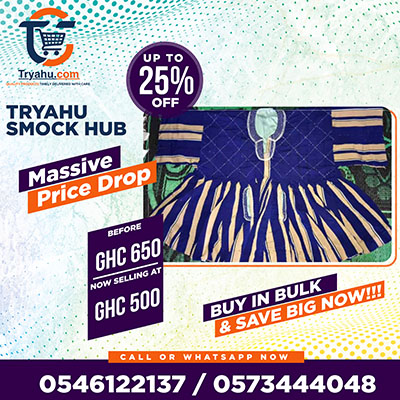 Premium Handcrafted Smocks | Ghanaian Fugu Tryahu